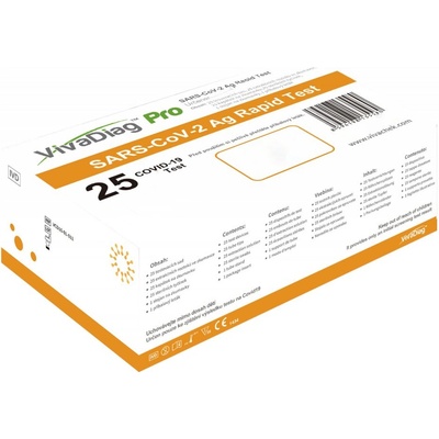 VivaChek Biotech Hangzhou ViVaDiag PRO SARS-CoV-2 Ag Rapid Test 25 ks