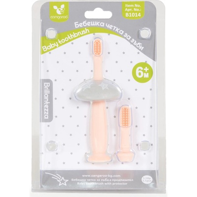 Cangaroo Четка за зъби с предпазител Cangaroo - Brillantezza, розова (109938)