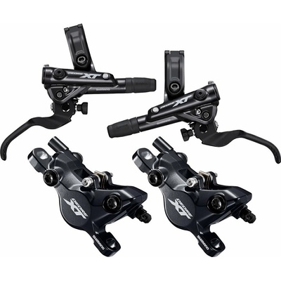 brzda kotoučová SHIMANO XT M8100 p+z komplet bez kotoučů a adapteru, J-kit v krabičce – Zboží Dáma