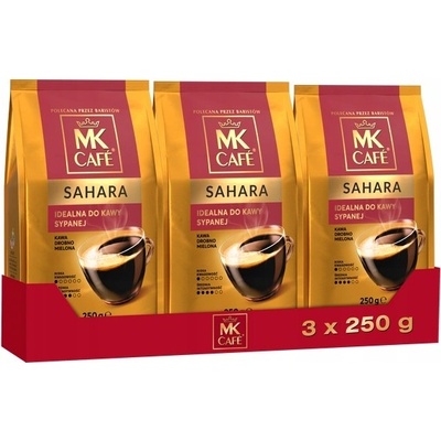MK Cafe Mletá káva Sahara 3 x 250 g