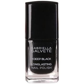 Gabriella Salvete Longlasting Enamel lak na nechty 01 Deep Black 11 ml