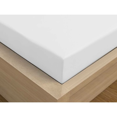 Kvalitex Satén prostěradlo s gumou bílé 160x200