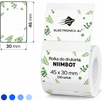 Samolepicí štítky samolepky termální pro Niimbot B1 B21 B3S B31 45x30