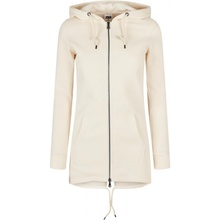 Urban Classics Ladies Sweat Parka bielo/béžová