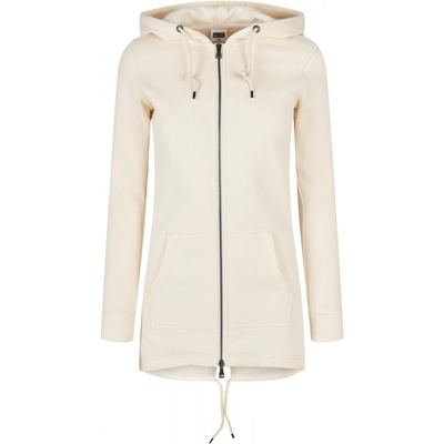 Urban Classics Ladies Sweat Parka bielo/béžová