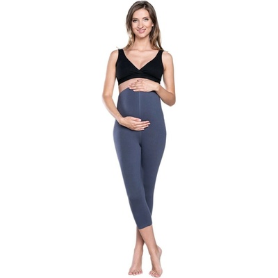 Italian Fashion těhotenské legíny Leisy grafitová
