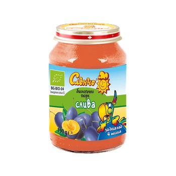 Image 1 of Слънчо био пюре от сливи - 190 г