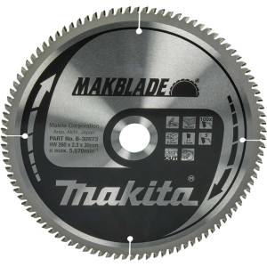 Makita - Нож за трион за дърво, 260x30 мм, 100 зъба B-32873 (B-32873)