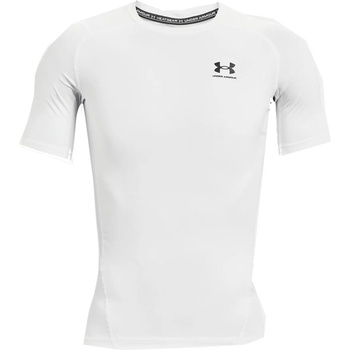 Under Armour Тениска Under UA HG Armour Comp SS-WHT 1361518-100 Размер S