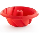 Lékué Форма за печене Lekue 1009480, Ø22x8 см, 1 л, Платинен силикон, От -60°C до +220°C, Червен (1009480)
