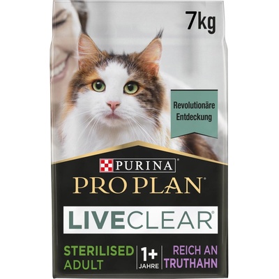 Pro Plan LiveClear Sterilised Adult Turkey 2 x 7 kg