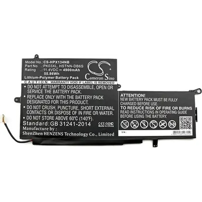 Cameron Sino Батерия за лаптоп HP HSTNN-DB6S PK03XL for Spectre Pro X360, 11, 4V 4900mAh CAMERON SINO (CS-HPX134NB)