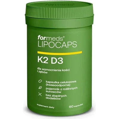 Formeds Lipocaps K2 D3 60 kapsúl