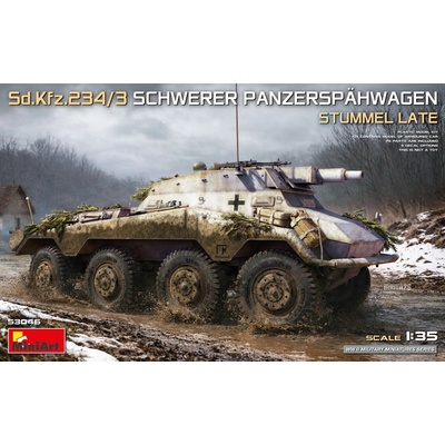 Miniart Sd.Kfz.234/3 Schwerer Panzerspahwagen Stummel Late 1:35