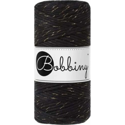 Bobbiny Macrame Regular 3mm - golden black