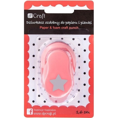 dp Craft Raznice na papír a pěnovku hvězda 1,6 cm