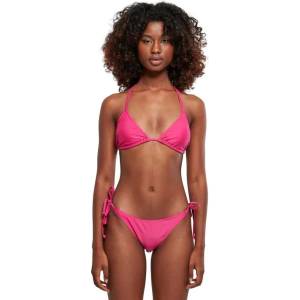 Urban Classics Recycled Triangle bikini - Pink (Bright Violet)