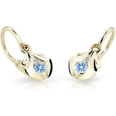 Cutie Kids Jewellery Gold Zlaté náušničky kapka C2224