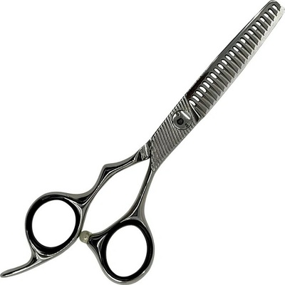 Mr. Mustache Efilačné nožnice pre ľavákov Craft Silver 5,5" / 6,0"