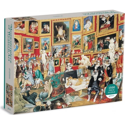 Galison Tribuna Uffizi s kočkami 1500 dílků