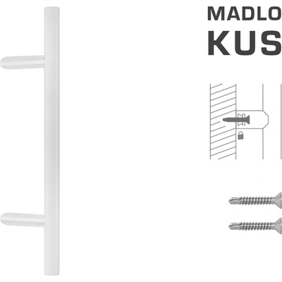 FT - MADLO kód K10 Ø 30 mm ST ks Rozteč madla: 700 mm, Dĺžka: 1000 mm, Rozmer profilu madla: Ø 30 mm