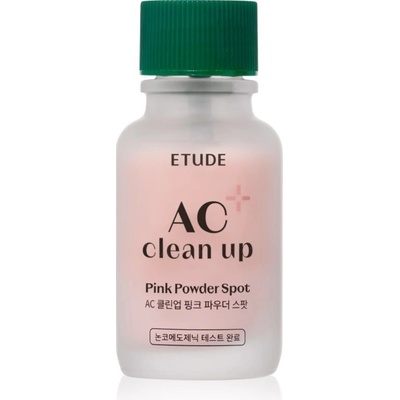 ETUDE AC Clean Up Pink Powder Spot lokální péče proti akné se zklidňujícím účinkem 15 ml