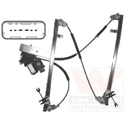 Mechanizmus zdvíhania okna VAN WEZEL 0957265