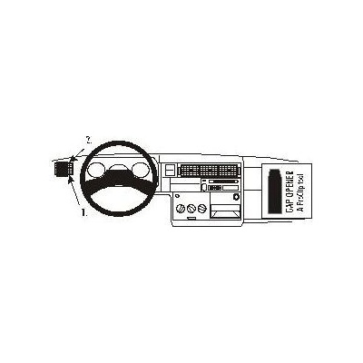 Brodit ProClip montážna konzola na palubnú dosku pre Volkswagen Caravelle 96-03, 802852
