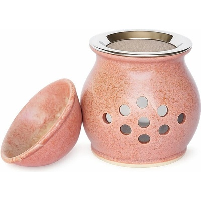 Keramická vykuřovací pícka a aromalampa lososová