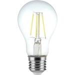 V-TAC LED Крушка 4W Filament E27 A60 Прозрачно Покритие 6400K - 217120 (217120)