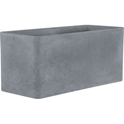 Geli Kvetináč plastový Cube 60 x 25 x 26 cm svetlý betón