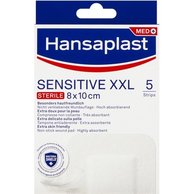 Hansaplast Sensitive XXL elast.náplast 8 x 10 cm 5 ks