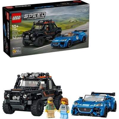 LEGO® Speed Champions 77264 Jaguar Project 7 a Land Rover Defender