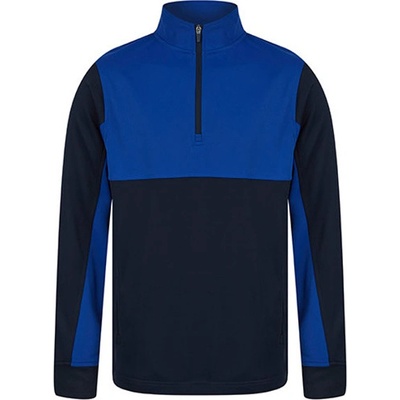 Finden+Hales pánska mikina s 1/4 zipsom LV874 Navy