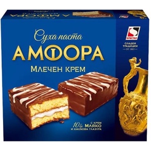  Суха паста с млечен крем Амфора 10бр. /320гр