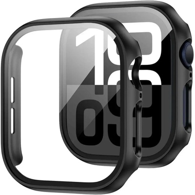 Tech-Protect Технологично защитено отбрана360 Темво стъкло калъф за Apple Watch 10 (46 мм) - черно (5906302376551)