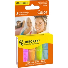 Ohropax COLOR Ušné vložky v plastovom obale 8 ks