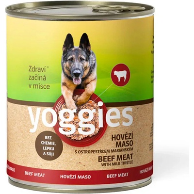 Yoggies hovězí s ostropestřcem mariánským 400 g