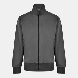 Palm Angels Горнище Palm Angels Mens Curve Zip Tracksuit Top - Dark Grey