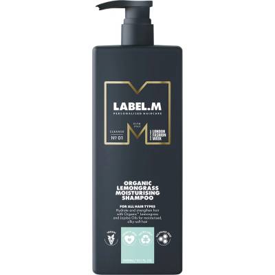 Label.M Organic Lemongrass hydratační šampon s výtažky z citronové trávy 1000 ml