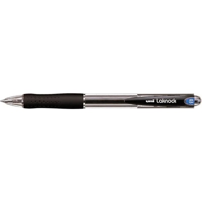uni Химикалка, 0, 3 мм, с бутон, UNI "SN-100 Laknock", черна 733915000 (733915000)