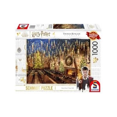 Schmidt Spiele Thomas Kinkade Studios Wizarding World Harry Potter - Great Hall (1000 Pieces)