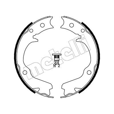 METELLI Sada brzd. čeľustí parkov. brzdy 530386