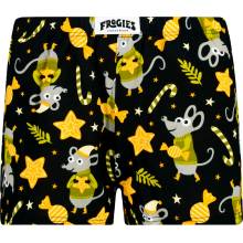 Frogies Dámske boxerky Mouse Frogies Christmas čierna