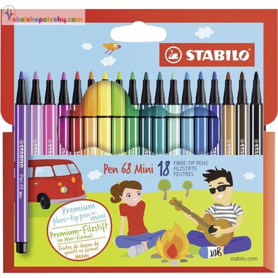 Stabilo Pen 68 18 farieb
