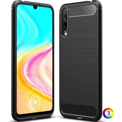 Huawei Honor 20 Lite Удароустойчив Carbon Fiber Калъф и Протектор