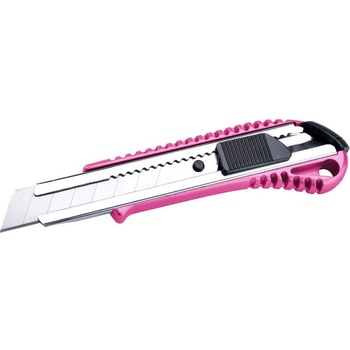 Extol Lady Růžový ulamovací kovový nůž s výztuhou, 18 mm