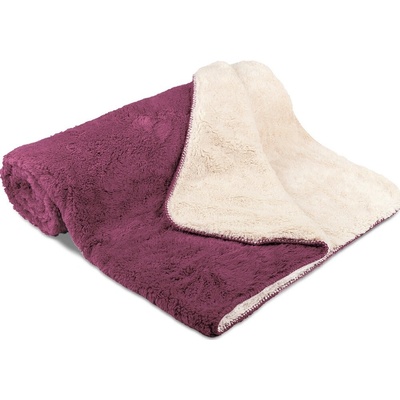 Sleepwell Teplá Deka ovečka chlp krémový chlp staroružová Mikroplyš 150x200