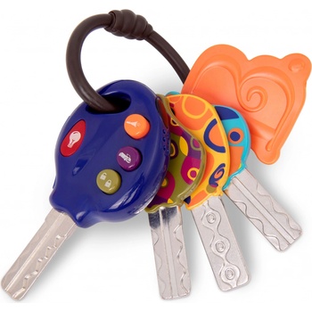 B.Toys Elektronické kľúče LucKeys modré