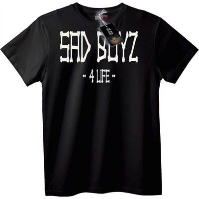 NOONEBRAND Тениска SAD BOYZ 4 LIFE - S, Black